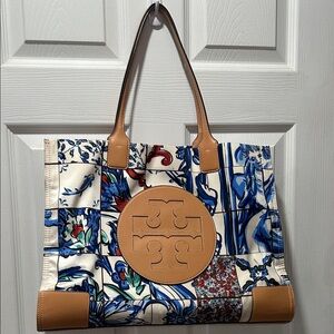 Tory Burch Multicolor Patterned Tote